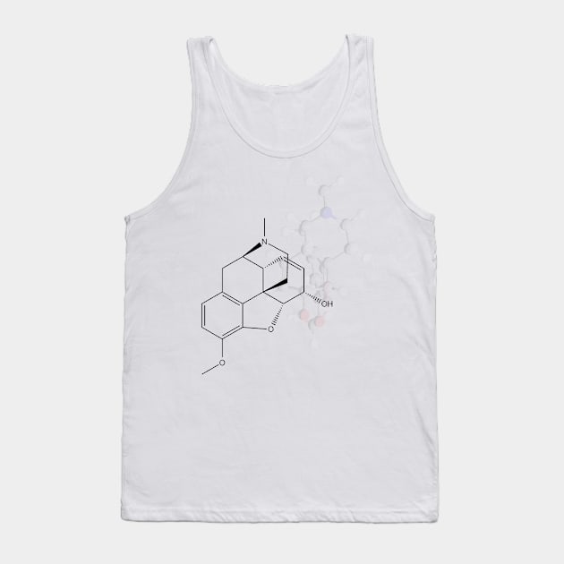 Codeine Molecule Tank Top by ChemECool